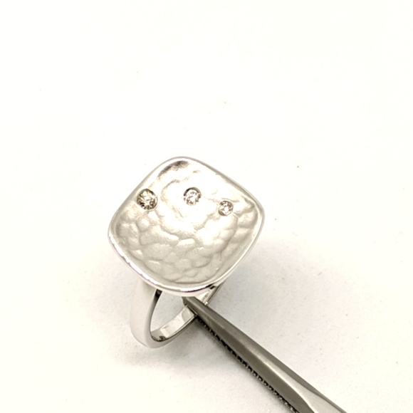 White gold diamond ring - Picture 3 of 6